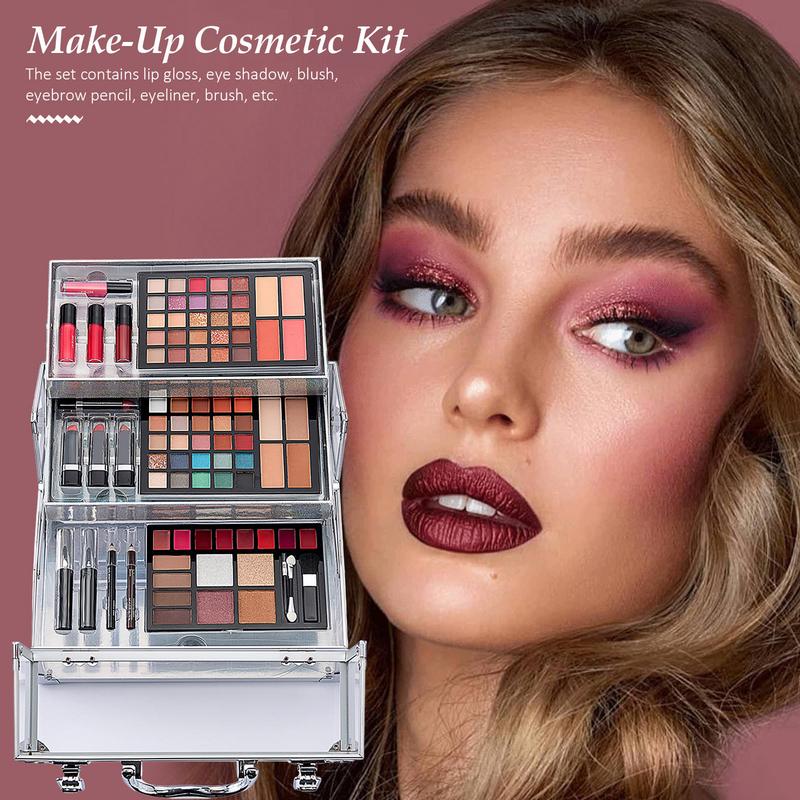 Professional Makeup Set Multi Cosmetic Items Container With Portable Design Multi-shades Creating Versatile Styles Makeup Set